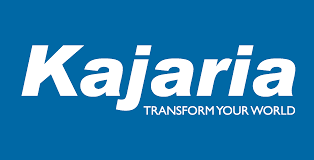 Kajaria — premium partner brand stocked at Dazzle Ceramic showroom in Gota, Ahmedabad